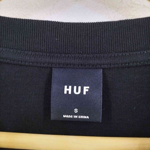 ハフ HUF ロゴ刺繍 ロングスリーブTシャツ メンズ import:S